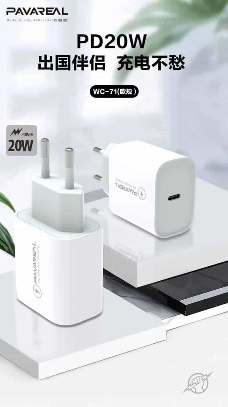 Avareal Pd20w Ui Quick Charger Usb C Power Adapter Charger Eu Plug Qc4 0 20w Smart