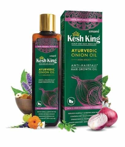 Emami kesh king scalp and hair medicine anti hair fall ayurvedic onion oil 100 ml