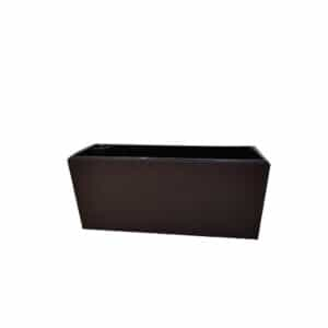 Brown Fiber Rectangular Planter