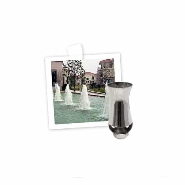 Crown fountain head nozzle