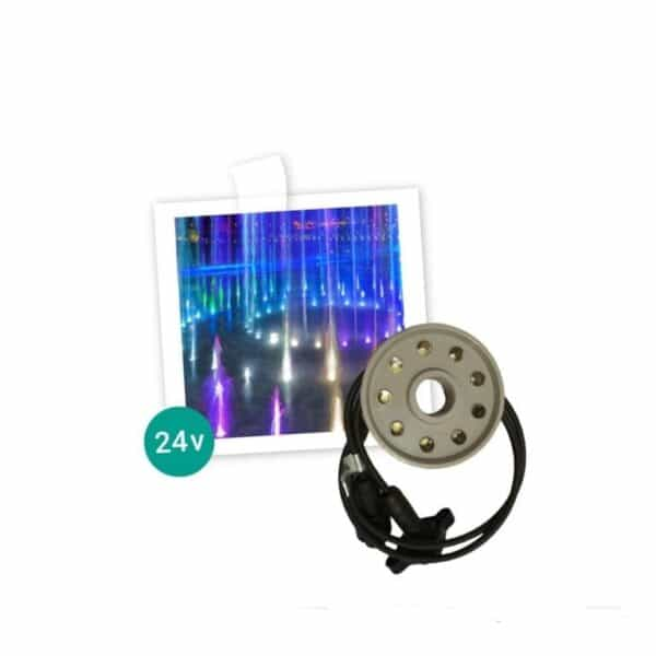 Color fountain lighting lamp