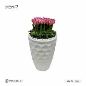 Tulip shaped basin